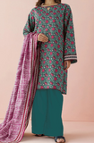 3-PC Orient Printed Summer Collection