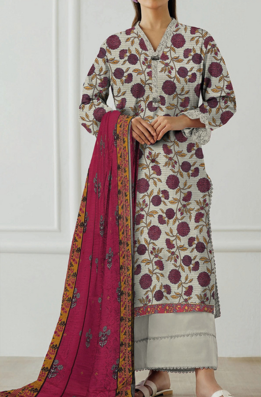 3-PC Orient Printed Summer Collection