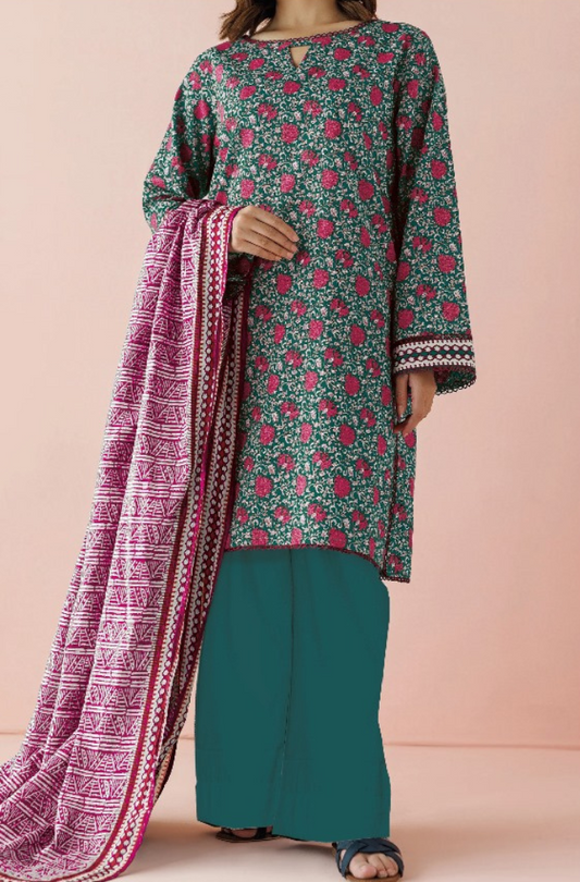 3-PC Orient Printed Summer Collection