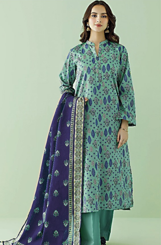 3-PC Orient Printed Summer Collection
