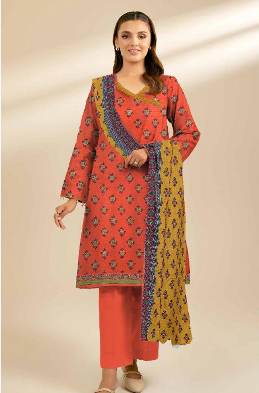 3 Piece - Sapphire Printed Fabric