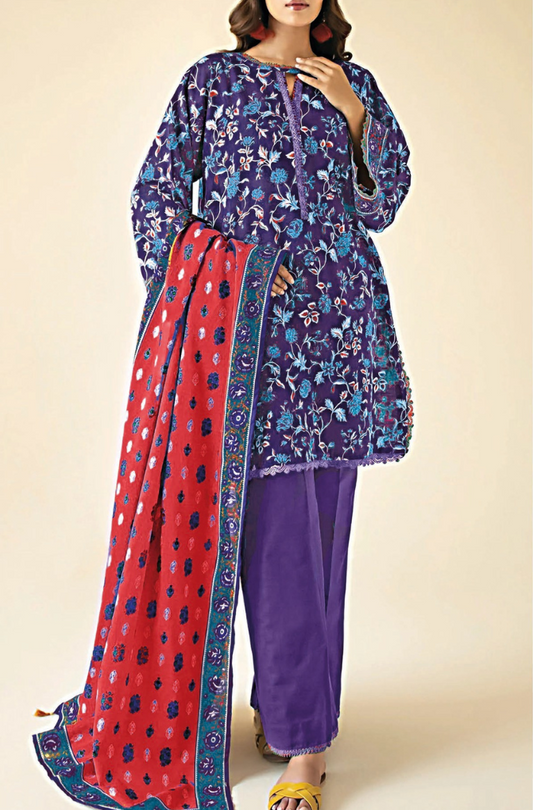 3-PC Orient Printed Summer Collection