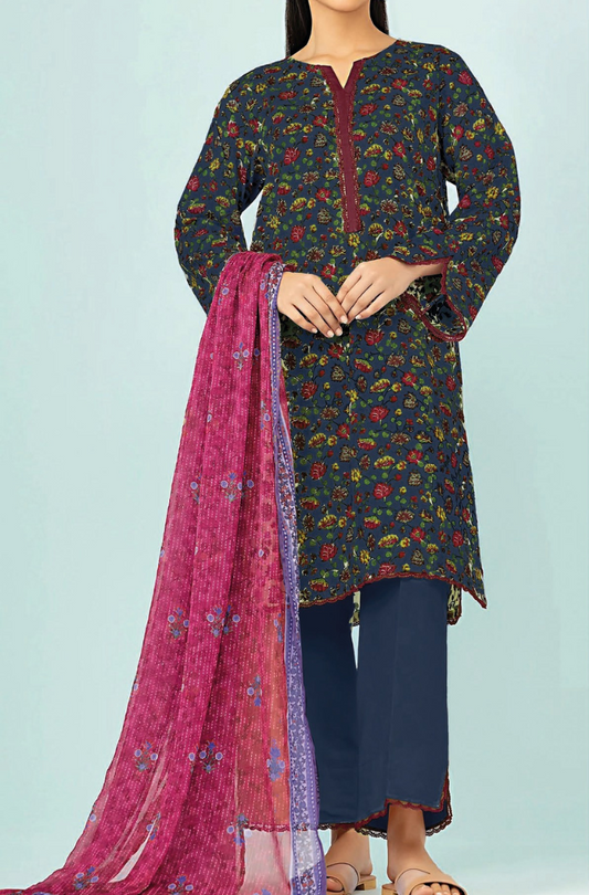 3-PC Orient Printed Summer Collection