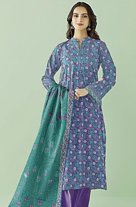 3-PC Orient Printed Summer Collection