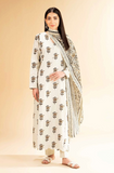 3 Piece - Nishat Linen Printed Fabric