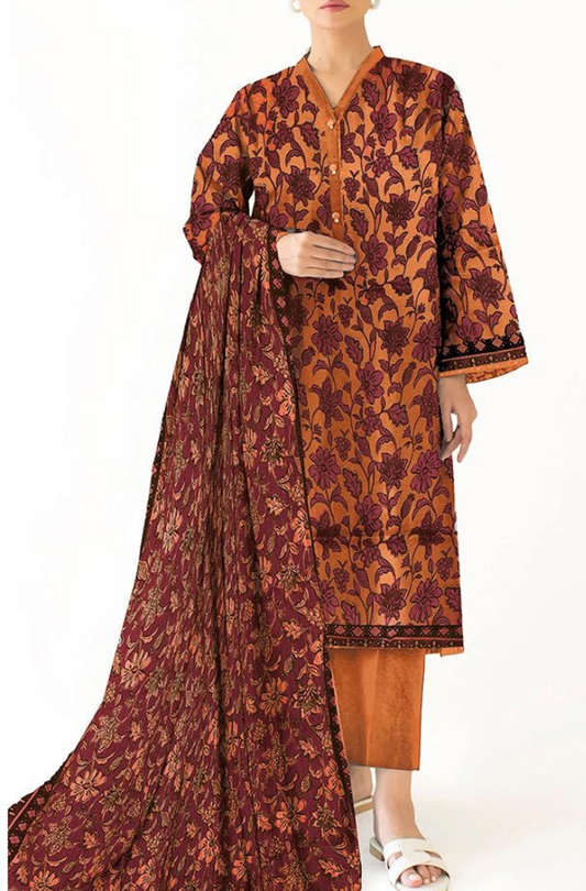 3-PC Orient Printed Summer Collection