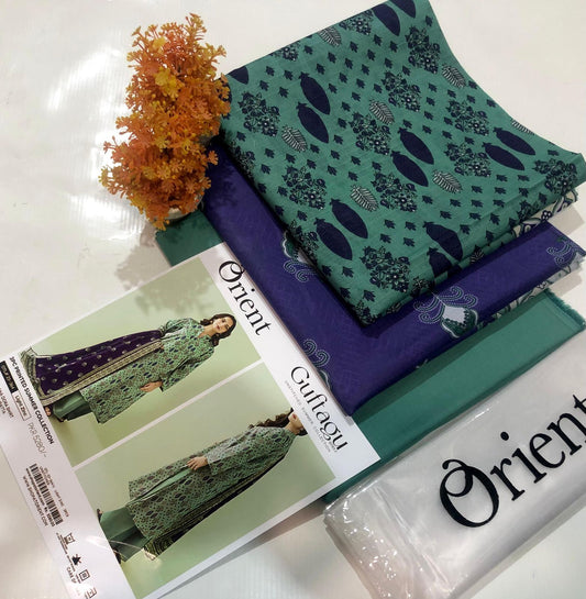 3-PC Orient Printed Summer Collection