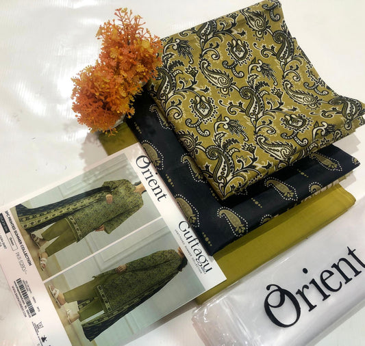 3-PC Orient Printed Summer Collection