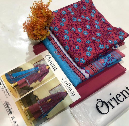 3-PC Orient Printed Summer Collection