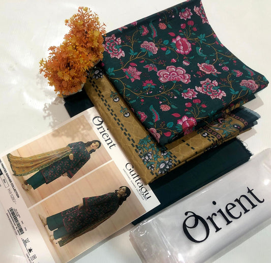 3-PC Orient Printed Summer Collection